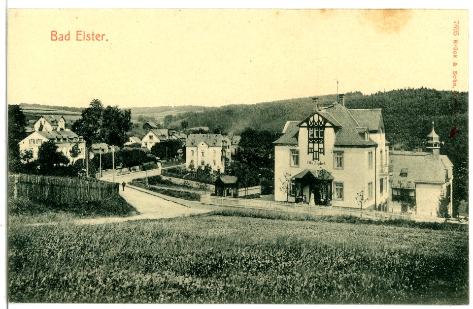 07695-Bad Elster-1906-Ortseinsicht-Brück & Sohn Kunstverlag