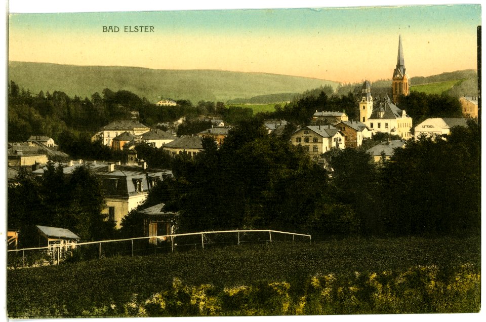 07672-Bad Elster-1906-Blick auf Bad Elster-Brück & Sohn Kunstverlag