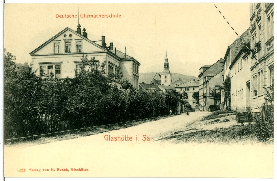 06410-Glashütte-1905-Deutsche Uhrmacherschule-Brück & Sohn Kunstverlag