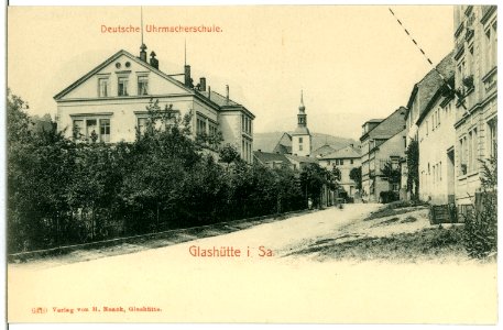 06410-Glashütte-1905-Deutsche Uhrmacherschule-Brück & Sohn Kunstverlag