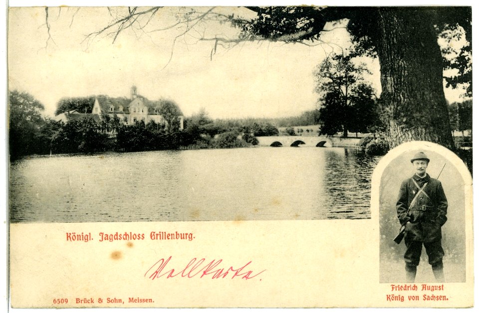 06509-Grillenburg-1905-Jagdschloß - König - Friedrich-August-von Sachsen-Brück & Sohn Kunstverlag