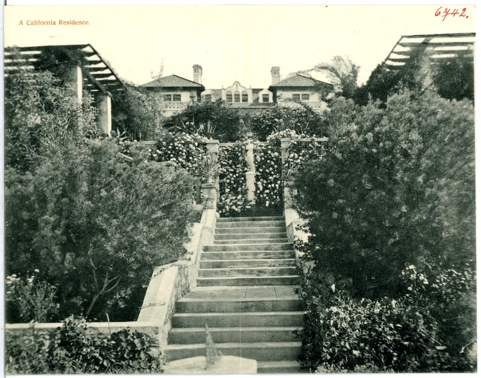 06742-Kalifornien-1905-A California Residence-Brück & Sohn Kunstverlag