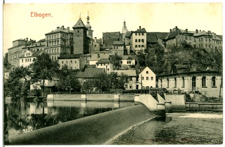 06418-Elbogen-1905-Blick auf die Stadt-Brück & Sohn Kunstverlag