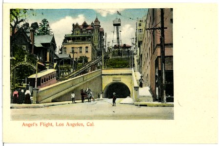 06691-Los Angeles-1905-Angels Flight-Brück & Sohn Kunstverlag photo