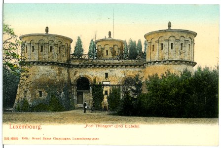 06662-Luxemburg-1905-Fort Thüngen - Drei Eicheln-Brück & Sohn Kunstverlag