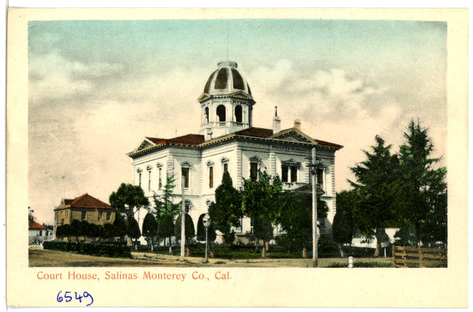 06549-Salinas Monterey Co.-1905-Court House, Salinas Monterey Co., Cal.-Brück & Sohn Kunstverlag