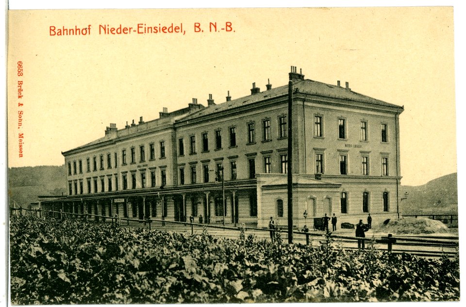 06653-Nieder Einsiedel-1905-Bahnhof-Brück & Sohn Kunstverlag
