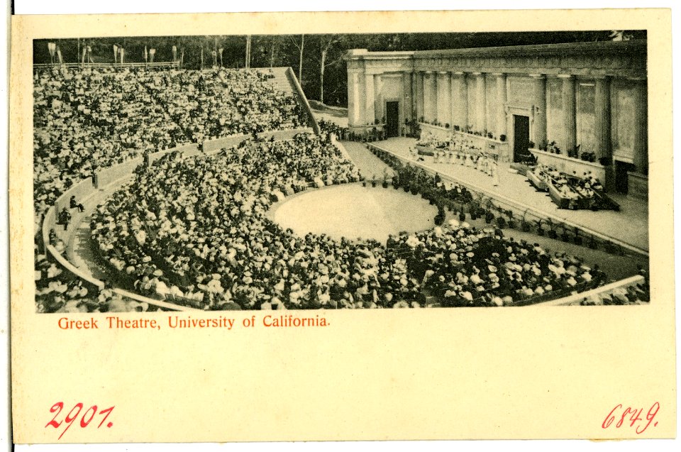 06849-Kalifornien-1905-Greek Theatre, University of California-Brück & Sohn Kunstverlag