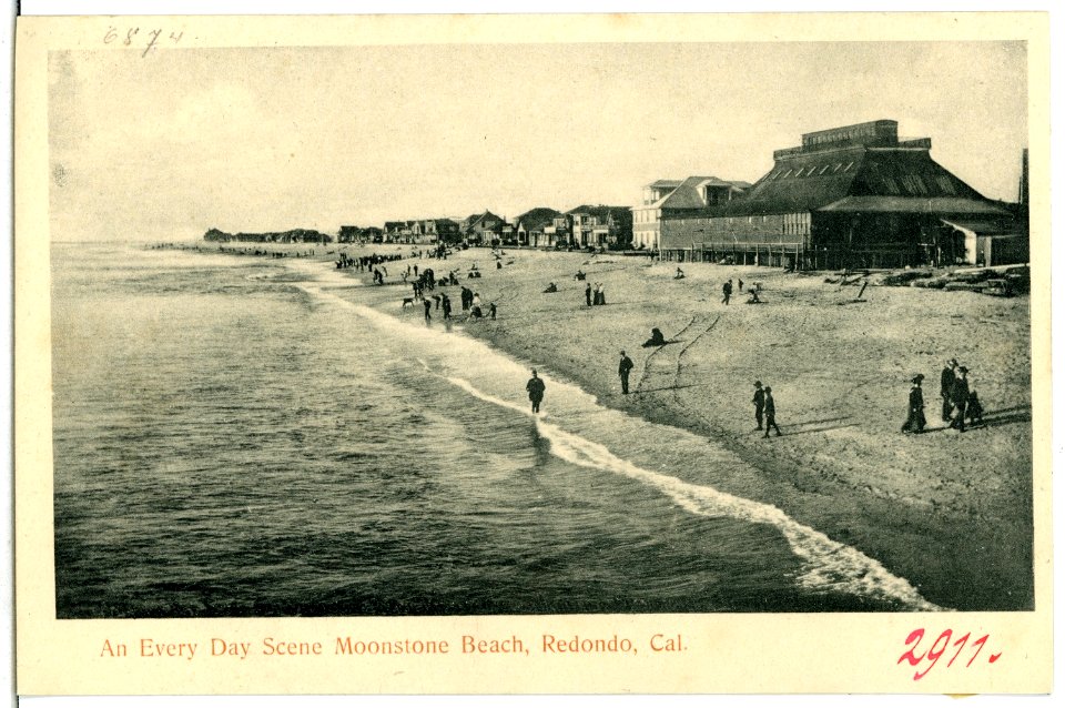 06874-Redondo-1906-An Every Day Scene Moonstone Beach-Brück & Sohn Kunstverlag