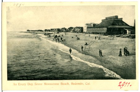 06874-Redondo-1906-An Every Day Scene Moonstone Beach-Brück & Sohn Kunstverlag