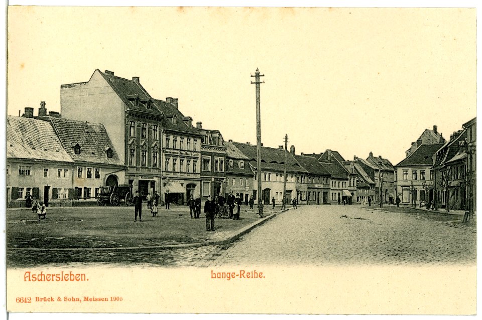 06642-Aschersleben-1905-Lange Reihe-Brück & Sohn Kunstverlag