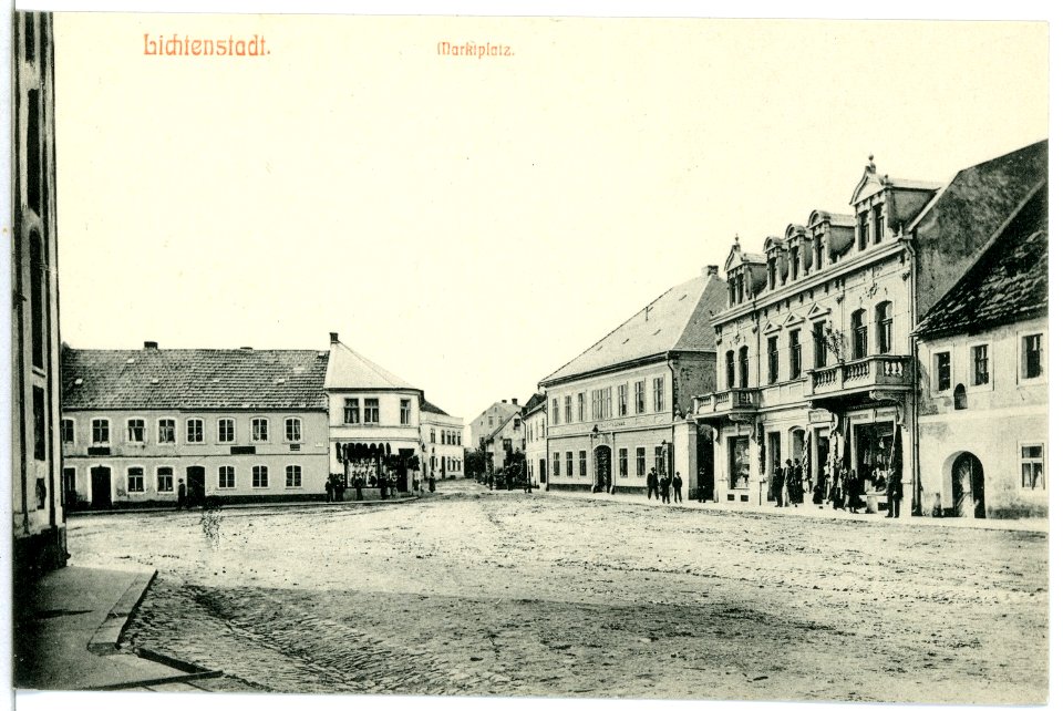 06759-Lichtenstadt-1905-Marktplatz-Brück & Sohn Kunstverlag