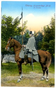 07633-Torgau-1906-Thüringisches Husaren-Regiment Nr. 12 - In Parade-Brück & Sohn Kunstverlag