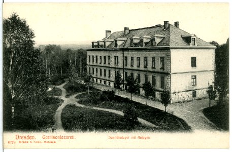 06778-Dresden-1905-Garnisonslazarett, Sanitätsdepot mit Anlagen-Brück & Sohn Kunstverlag