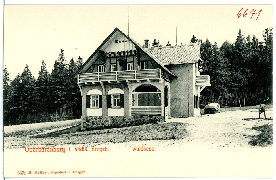 06671-Oberbärenburg-1905-Waldhaus-Brück & Sohn Kunstverlag