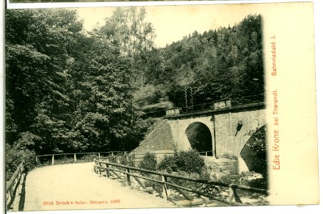 06954-Edle Krone-1906-Bahnviadukt I.-Brück & Sohn Kunstverlag