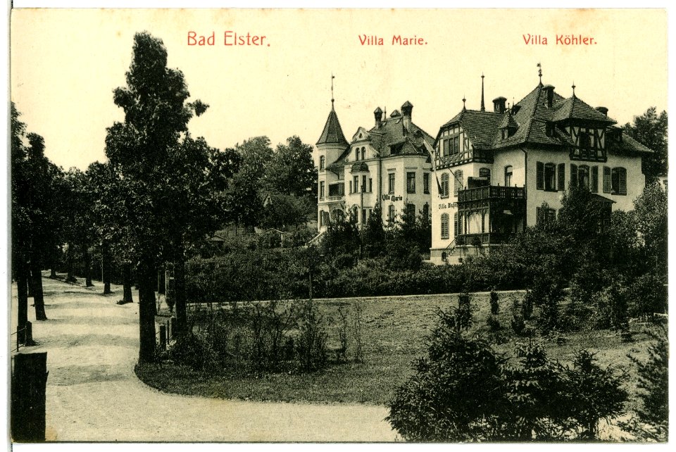 06387-Bad Elster-1905-Villa Marie - Villa Köhler-Brück & Sohn Kunstverlag
