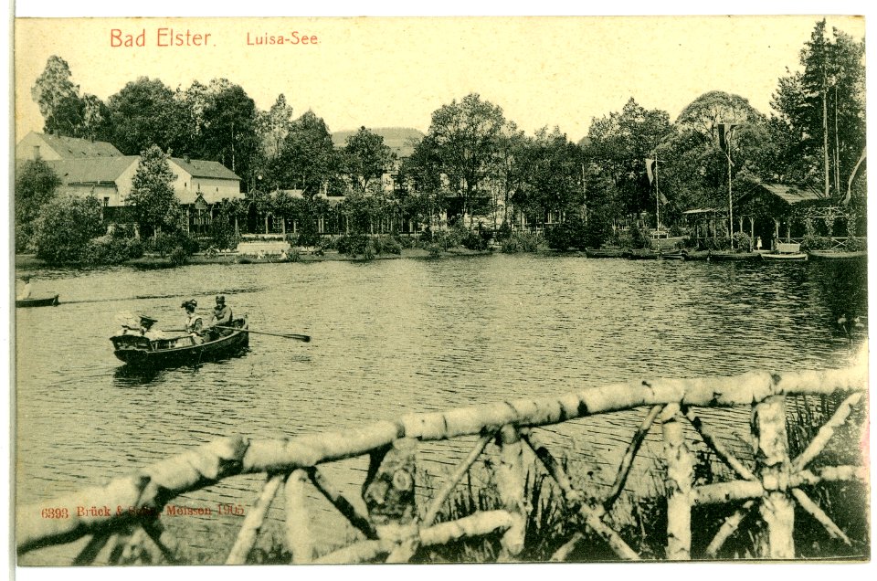 06393-Bad Elster-1905-Luisasee-Brück & Sohn Kunstverlag