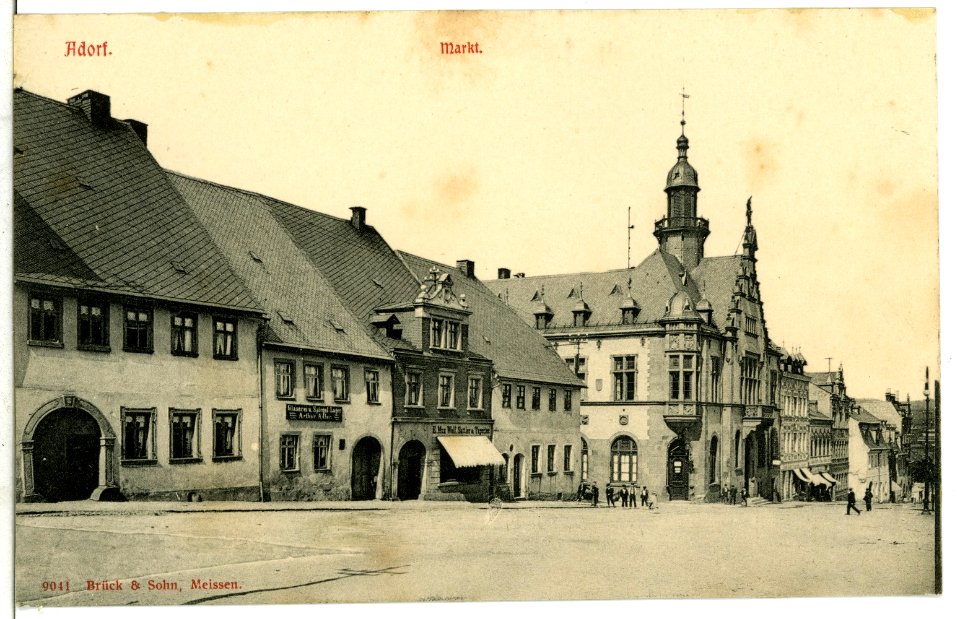 09041-Adorf-1907-Markt-Brück & Sohn Kunstverlag