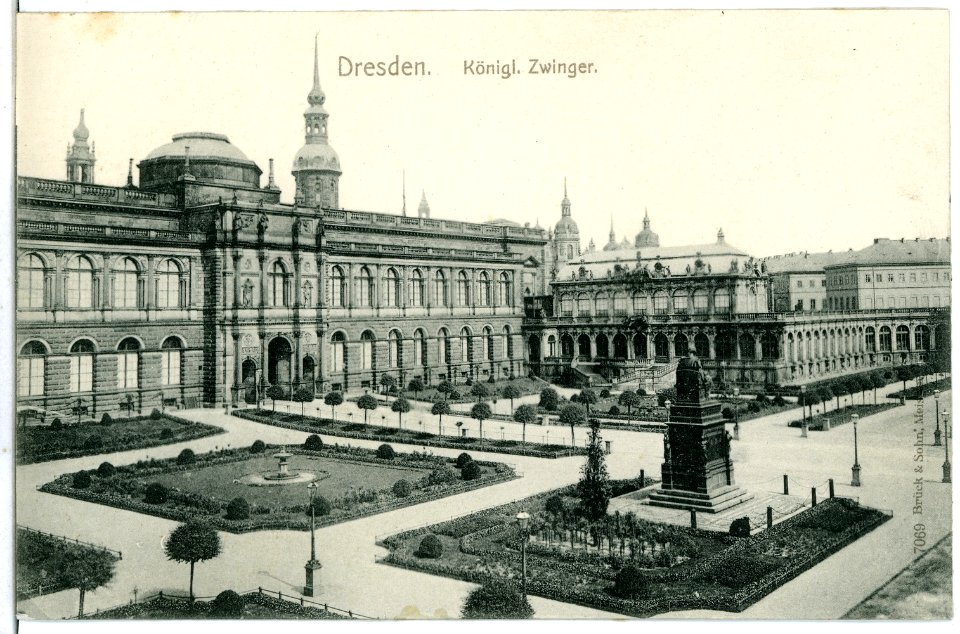 07069-Dresden-1906-Königlicher Zwinger - Innenhof-Brück & Sohn Kunstverlag