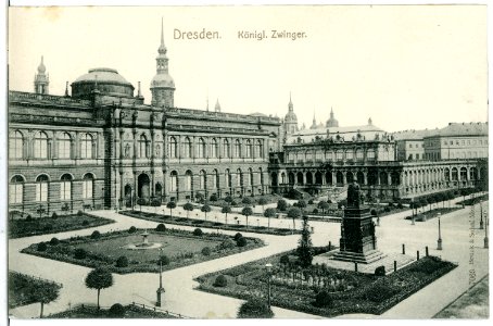 07069-Dresden-1906-Königlicher Zwinger - Innenhof-Brück & Sohn Kunstverlag