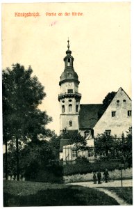 07088-Königsbrück-1906-An der Kirche-Brück & Sohn Kunstverlag