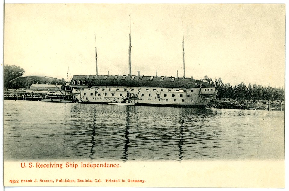 06652--1905-U.S. Receiving Ship Independence-Brück & Sohn Kunstverlag