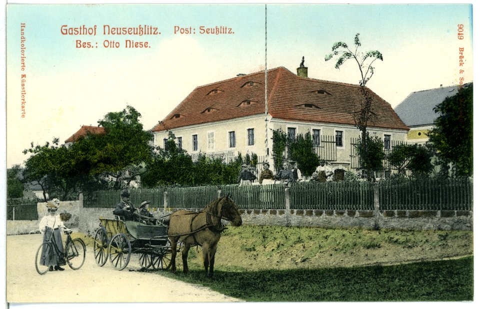 09049-Seußlitz-1907-Gasthof Neuseußlitz-Brück & Sohn Kunstverlag