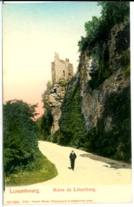 06565-Luxemburg-1905-Ruine de Lützelburg-Brück & Sohn Kunstverlag