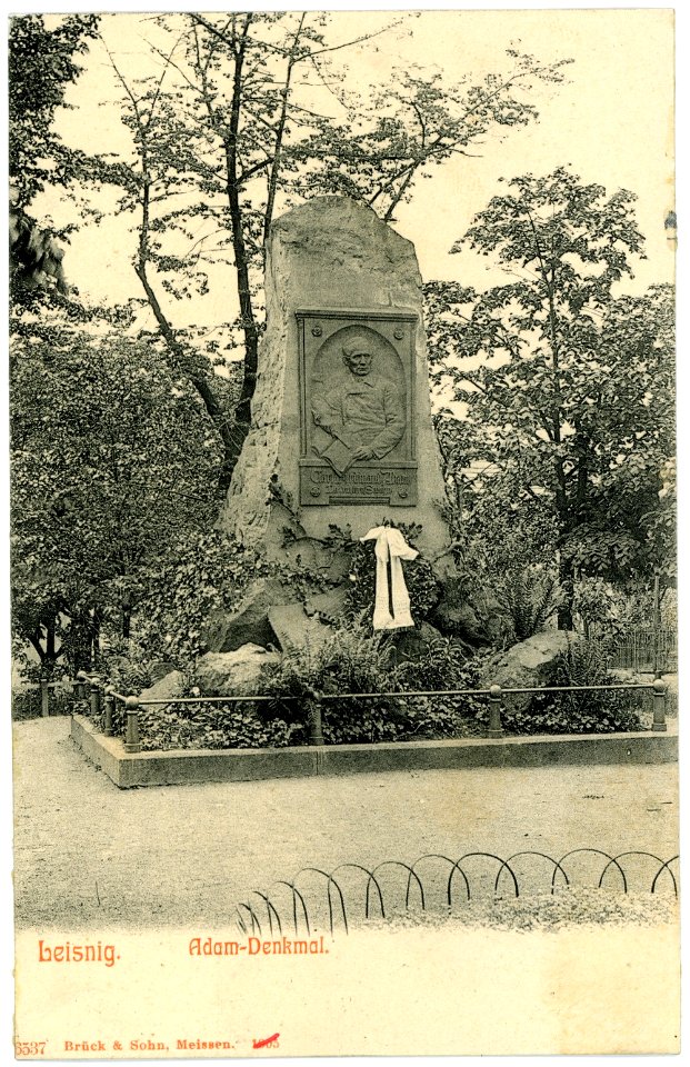 06537-Leisnig-1905-Adam - Denkmal-Brück & Sohn Kunstverlag