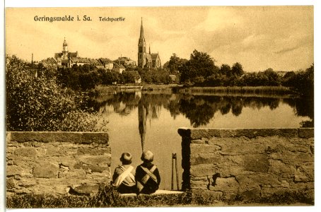 09012-Geringswalde-1907-Teichpartie-Brück & Sohn Kunstverlag