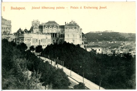 06750-Budapest-1905-Palais des Erzherzogs Josef-Brück & Sohn Kunstverlag