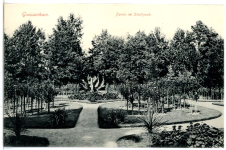 07049-Großenhain-1906-Im Stadtpark-Brück & Sohn Kunstverlag