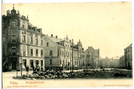 06894-Flöha-1906-Bismarckstraße-Brück & Sohn Kunstverlag