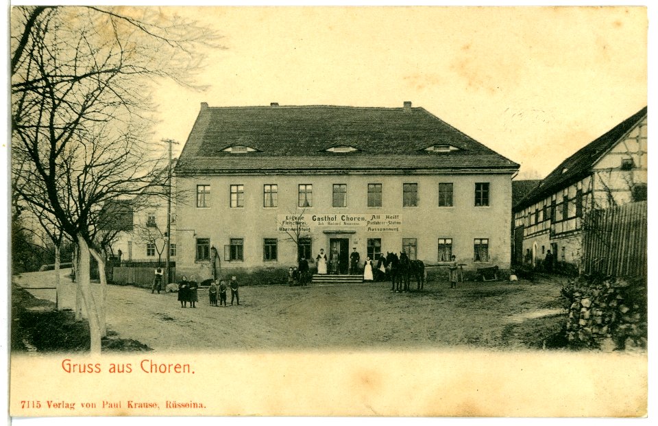 07115-Choren-1906-Gasthof-Brück & Sohn Kunstverlag