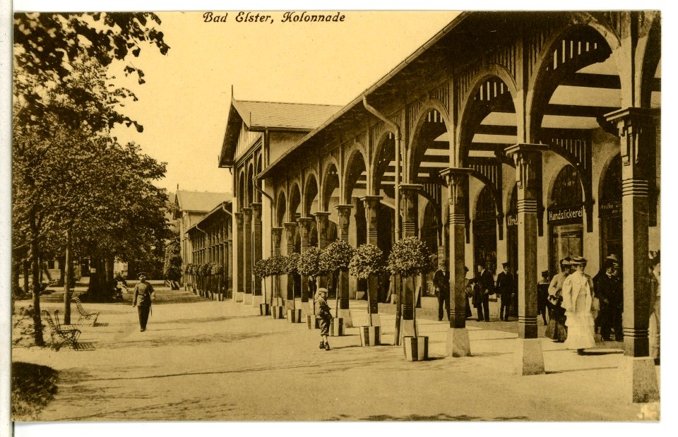 08911-Bad Elster-1907-Kolonade-Brück & Sohn Kunstverlag
