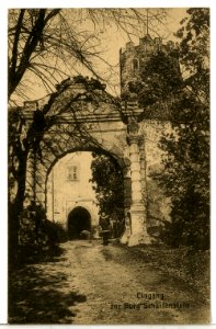 08875-Scharfenstein-1907-Schloß - Eingang-Brück & Sohn Kunstverlag