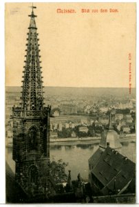 08879-Meißen-1907-Blick vom Dom-Brück & Sohn Kunstverlag