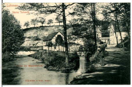 08772-Lohmen-1907-Im Wesenitztal-Brück & Sohn Kunstverlag