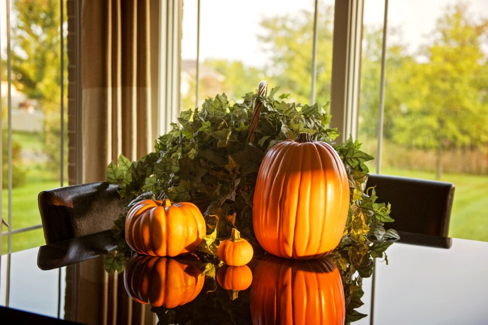 Morning thanksgiving decoration