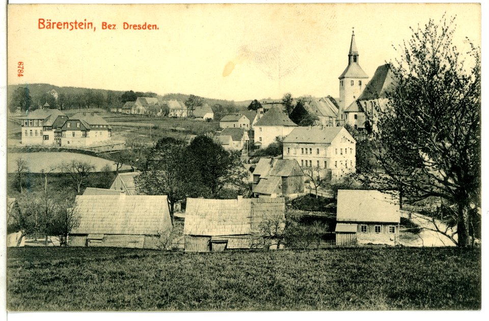 08784-Bärenstein-1907-Blick auf Bärenstein-Brück & Sohn Kunstverlag