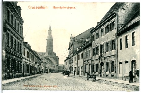 07011-Großenhain-1906-Naundorfer Straße-Brück & Sohn Kunstverlag