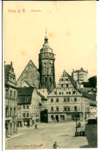 06907-Pirna-1906-Obermarkt-Brück & Sohn Kunstverlag