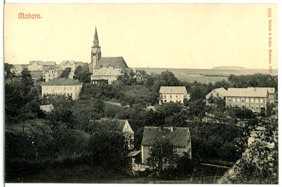 06721-Mohorn-1905-Blick auf Mohorn-Brück & Sohn Kunstverlag