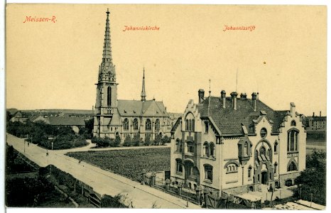 07024-Meißen-1906-Johanniskirche - Johannisstift (Johanneskirche)-Brück & Sohn Kunstverlag