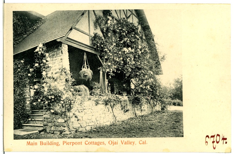 06704-Ojai Valley-1905-Main Building, Pierpont Cottages-Brück & Sohn Kunstverlag