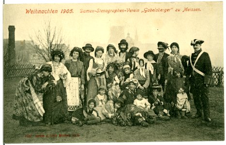 07107-Meißen-1906-Damen Stenographie Verein-Brück & Sohn Kunstverlag