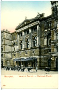 06744-Budapest-1905-Nationaltheater-Brück & Sohn Kunstverlag