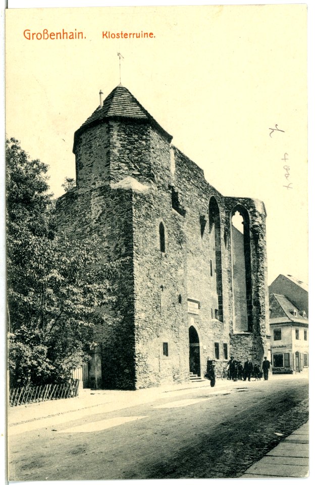 06870-Großenhain-1906-Klosterruine-Brück & Sohn Kunstverlag