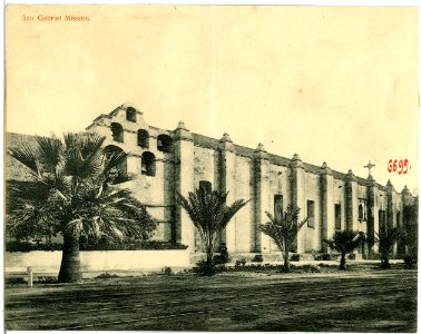 06699-San Gabriel-1905-San. Gabriel Mission-Brück & Sohn Kunstverlag